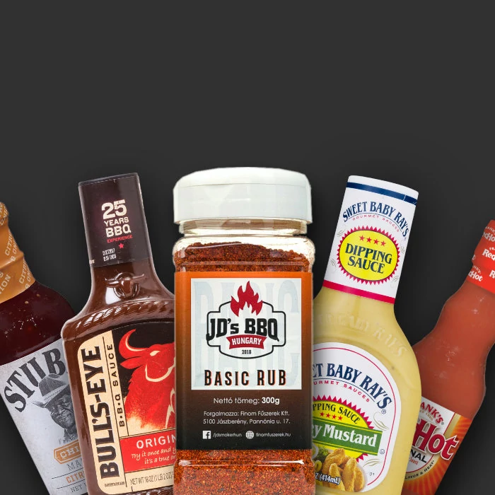 Amerika BBQ szószok, rubok, marinádok